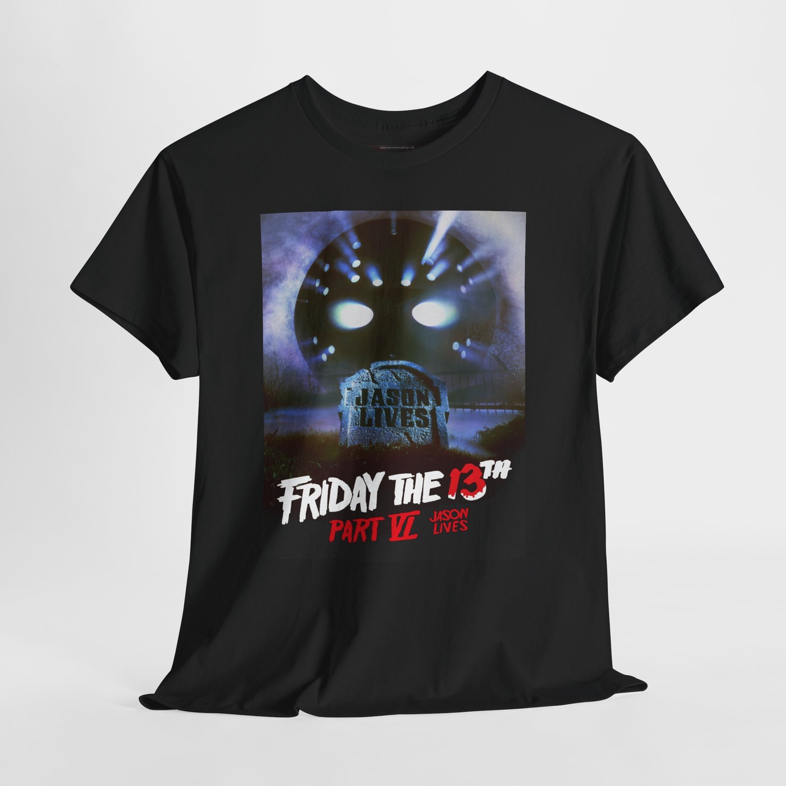 Friday the 13th Part VI 1986 Retro Movie Poster Horror Unisex Graphic T-Shirt gallery