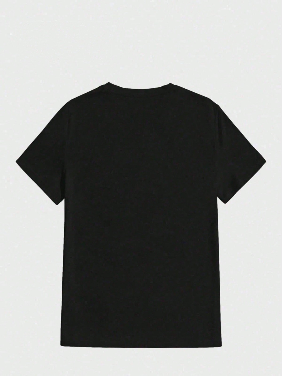 Black Flag My Rules Graphic Print Black T Shirt Punk Rock Style Casual Crew Neck gallery