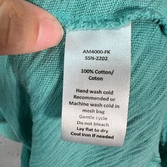 ATM Lightweight Womens Size Large Cotton Crewneck T-Shirt Green