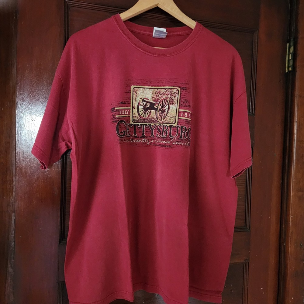 Gettysburg 150th Anniversary Red XL with Cannon “Our Country’s Common Ground”