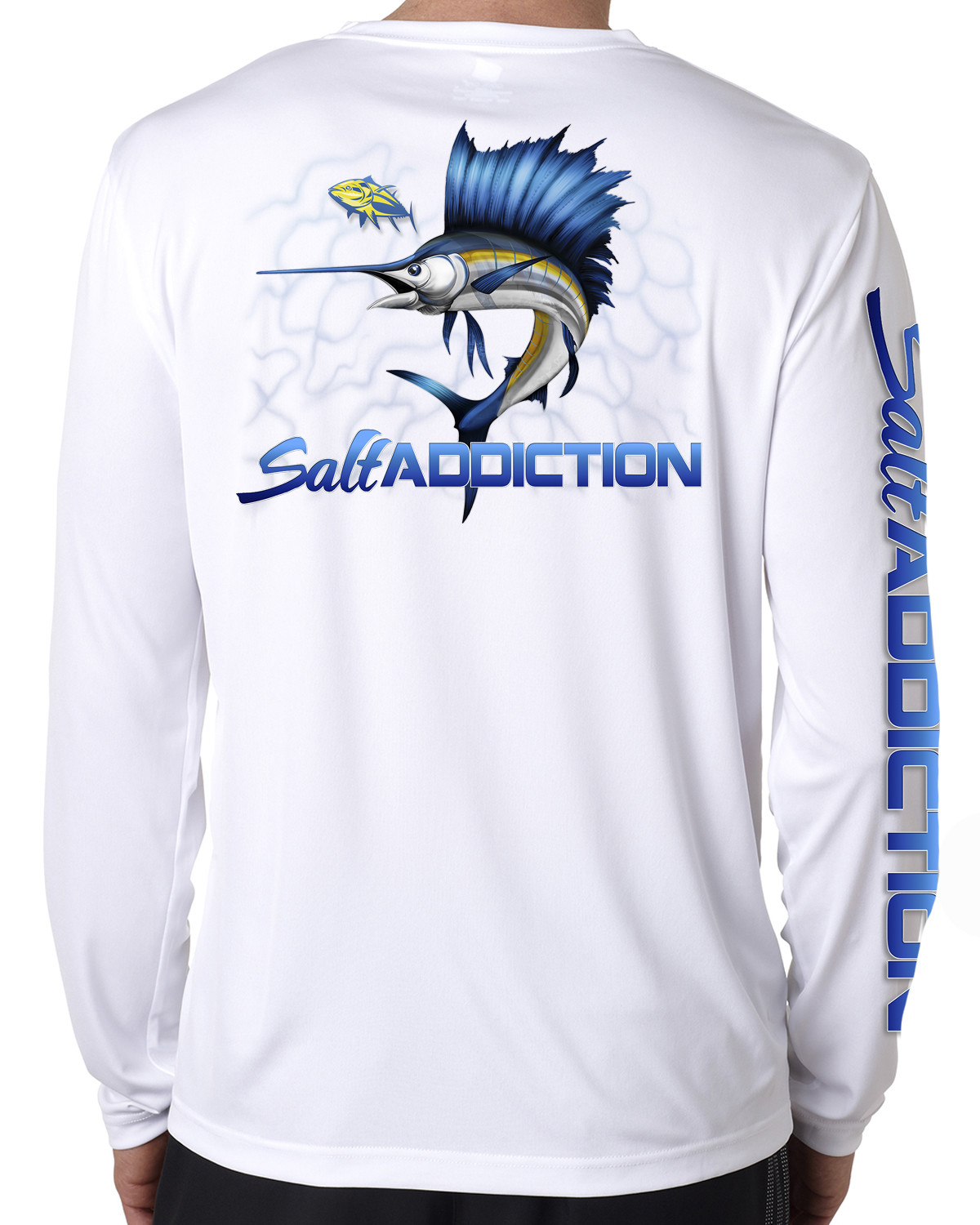 Salt Addiction t shirt Saltwater microfiber fishing long sleeve 50+ uv life gallery
