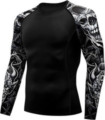 American Flag Rash Guard �C Men’s UPF 50+ Sun Protection Long Sleeve Shirt