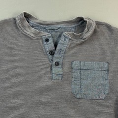 LL Bean Shirt Mens Medium Slightly Fitted Long Sleeve Waffle Knit Thermal Henley