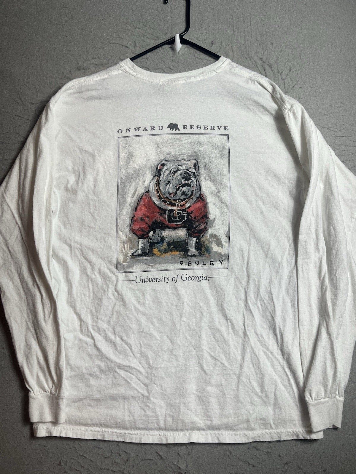 Onward Reserve UGA University Of Georgia Athens Pocket Mens XL Long Sleeve Shirt