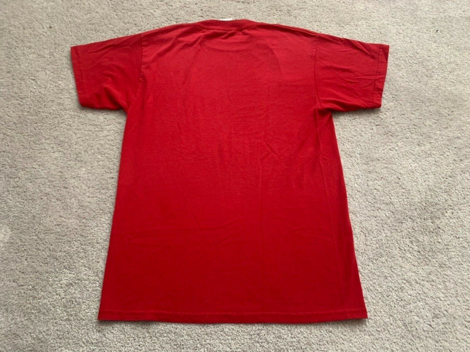 VTG Embroidered Tigger Logo T Shirt Mens Sz M Red Winnie The Pooh Disney Retro gallery