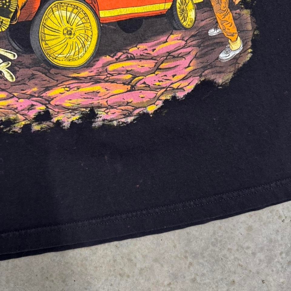 2023 Lil Durk T-shirt Almost Healed Tour Chicago OTF Drill Rap Black Mens XXL gallery