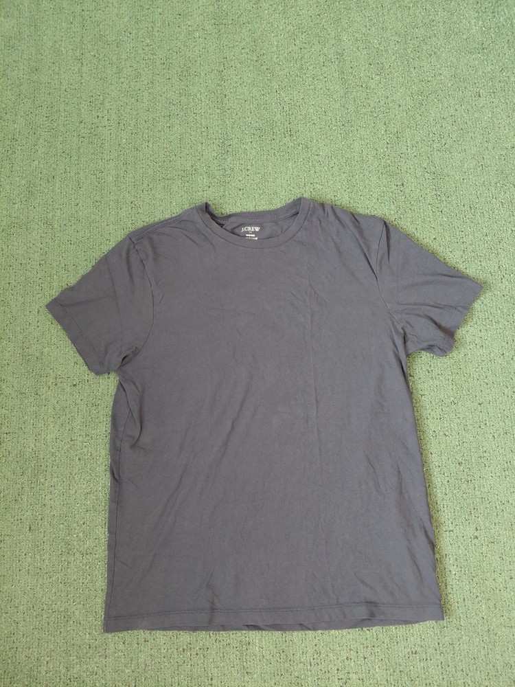 J Crew Navy Blue Washed Plain Solid T Shirt Sz Medium