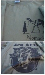 3rd Special Forces Group NOMADS T-Shirt 2X US Military Collectable Original US D