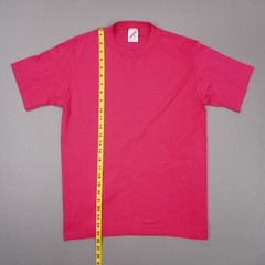 Vintage 90s JERZEES Blank Mens Medium Pink Short Sleeve 50/50 T Shirt Made USA