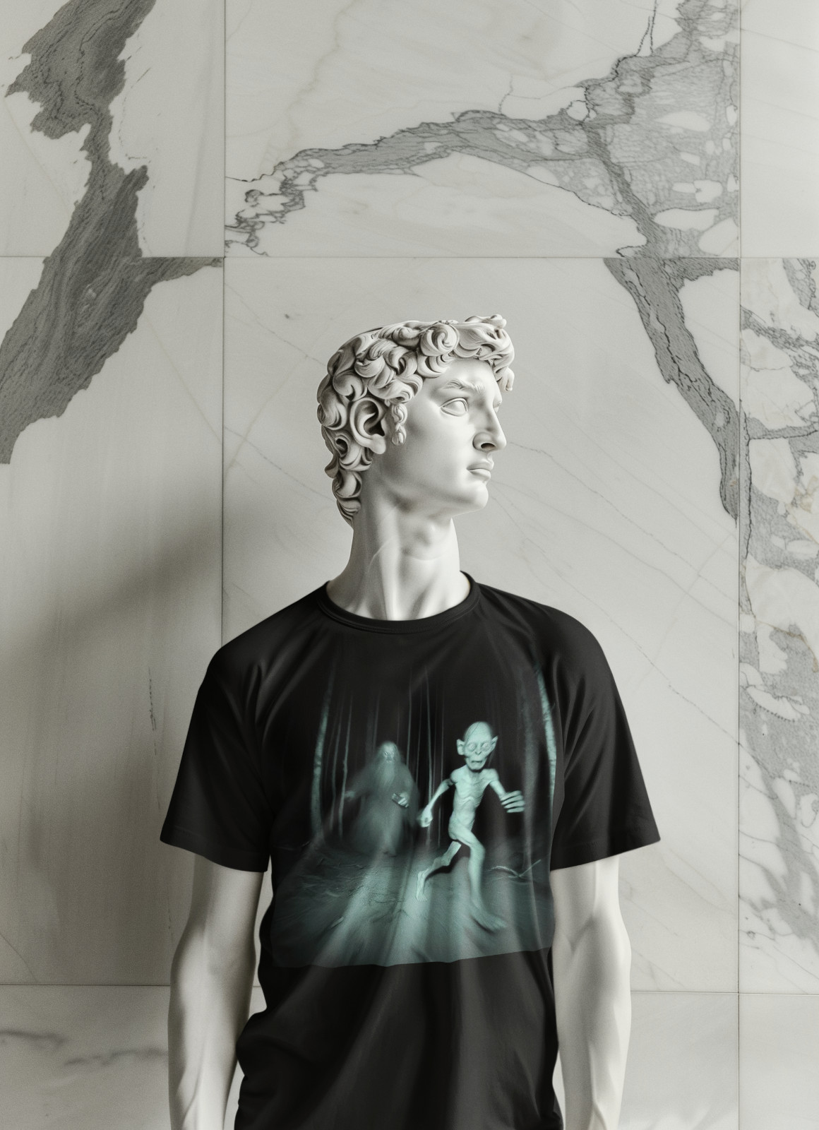 Gandalf and Gollum, Lord of the Rings T-Shirt, Christmas Gift, Geek Gift gallery