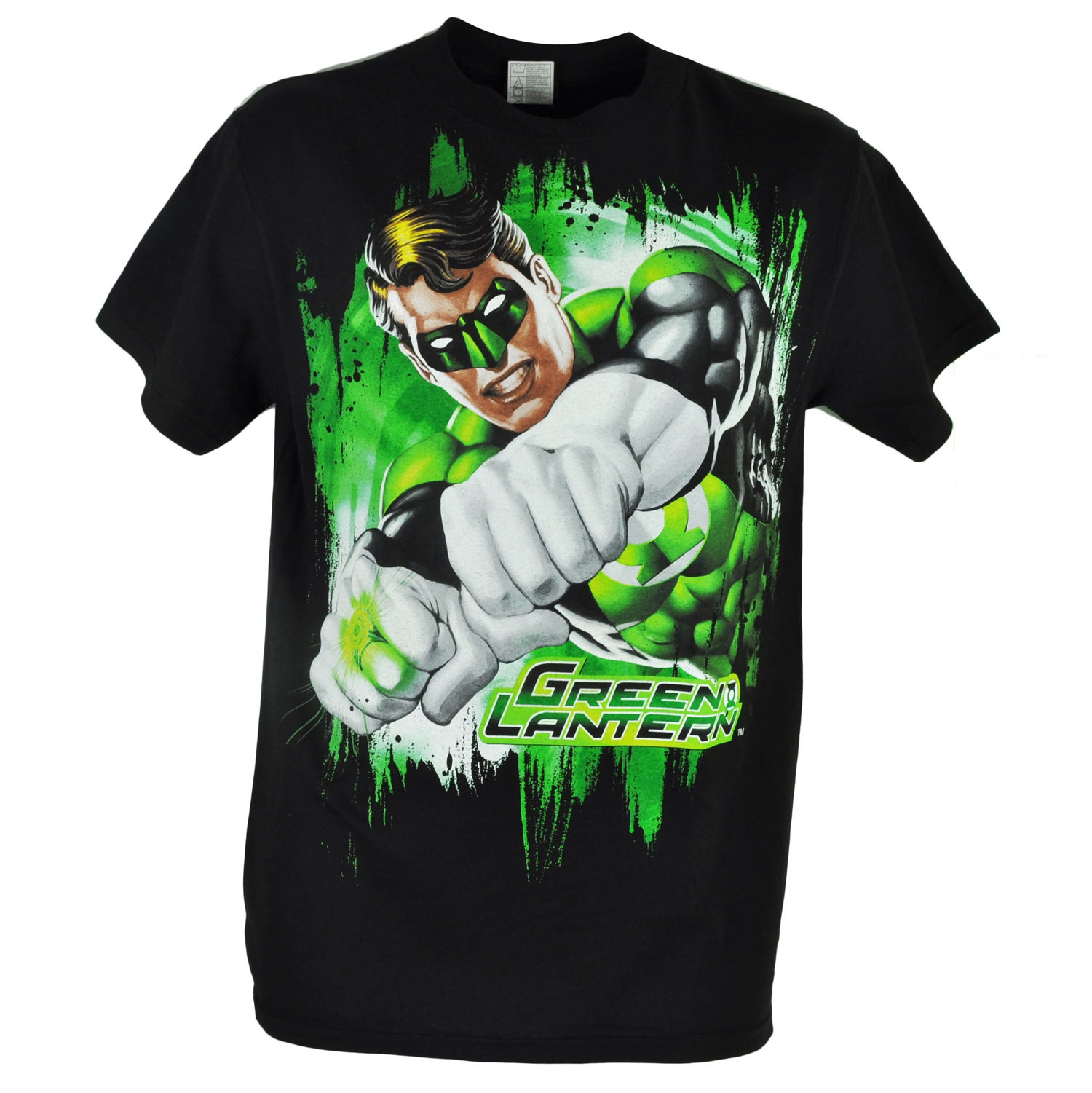 Justice League America Green Lantern Force Super Hero Black Tshirt Tee gallery