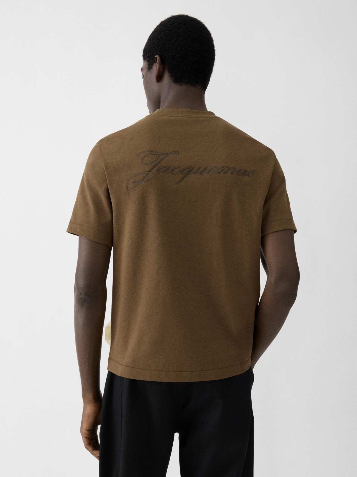 Unisex Jacquemus Khaki The Logo T-Shirt XS - XXL TSU00319AJ000226 gallery