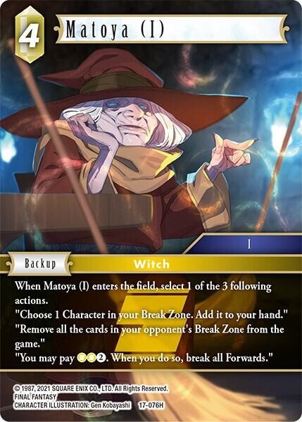 Matoya (I) Foil – 17-076H NM – Final Fantasy