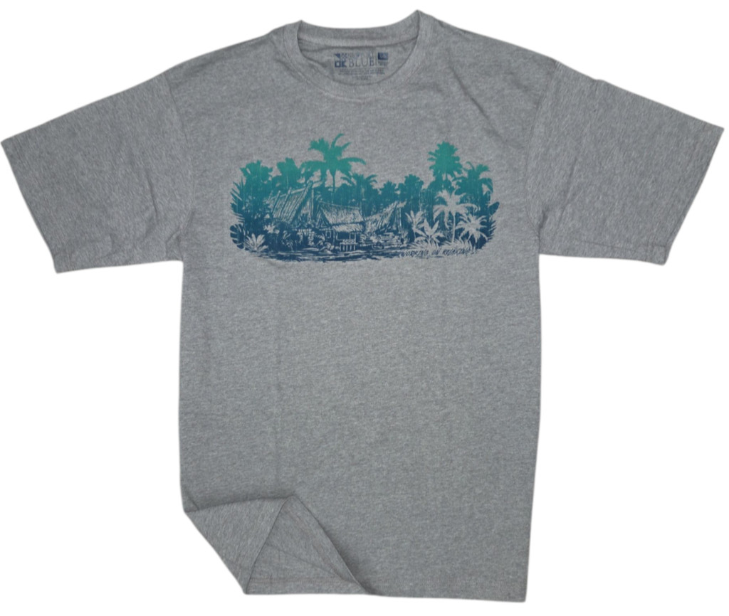 Newport Blue Men's T-shirt -SIZE LARGE -Margarita -Dive Bar-Relax-Palm Trees-NEW gallery