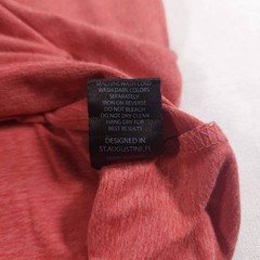 Anderson Ord Graphic Tee Athletic Figure Coral Short Sleeve Good Condition