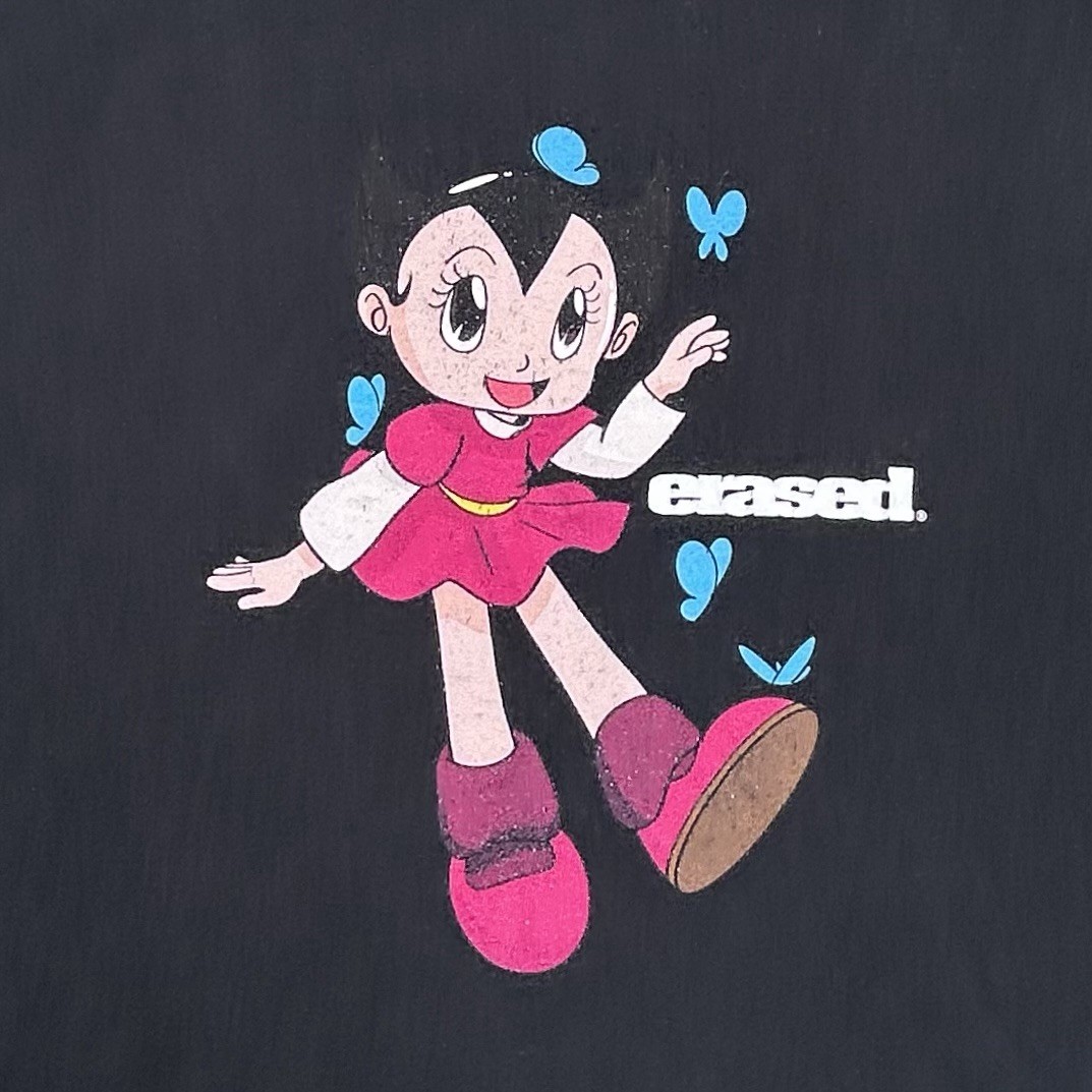Erased Astro Boy Anime Astro Girl Black Graphic T Shirt Men’s Large Licensed gallery
