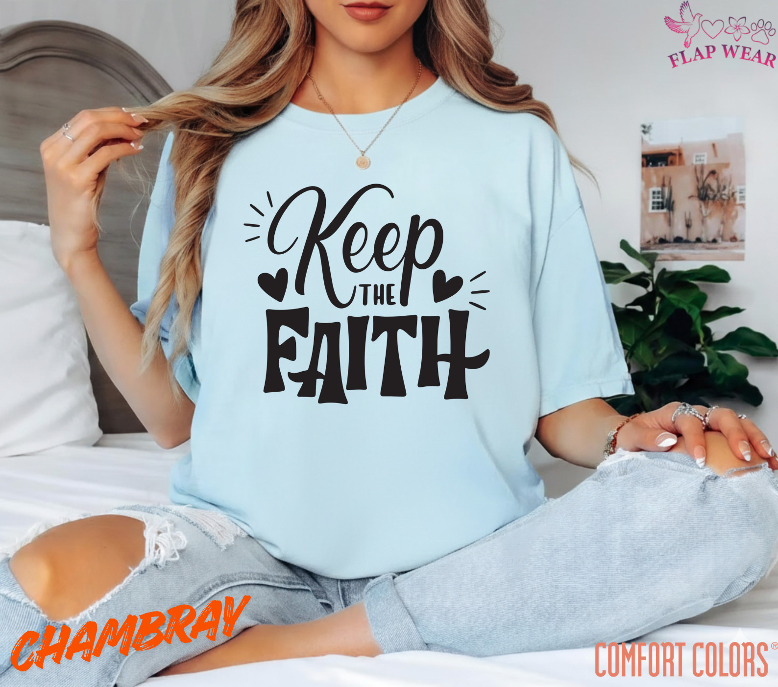 Unisex Keep The Faith T-Shirt, Men T shirt,Women T shirt Gift ReligionTop gallery