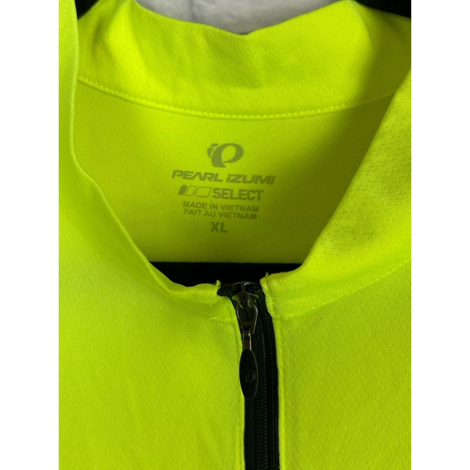 Pearl Izumi Elite Select Cycling Jersey XL Neon Yellow 1/2 Zip Bike Shirt gallery