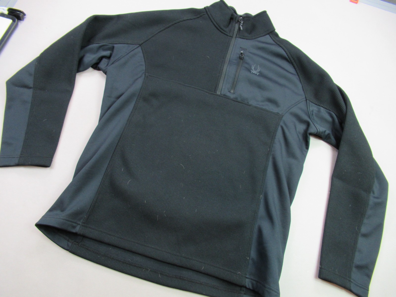 Spyder Shirt Mens 2XL 1/4 Zip Long Sleeve Outdoor Lightweight Blue Casual gallery