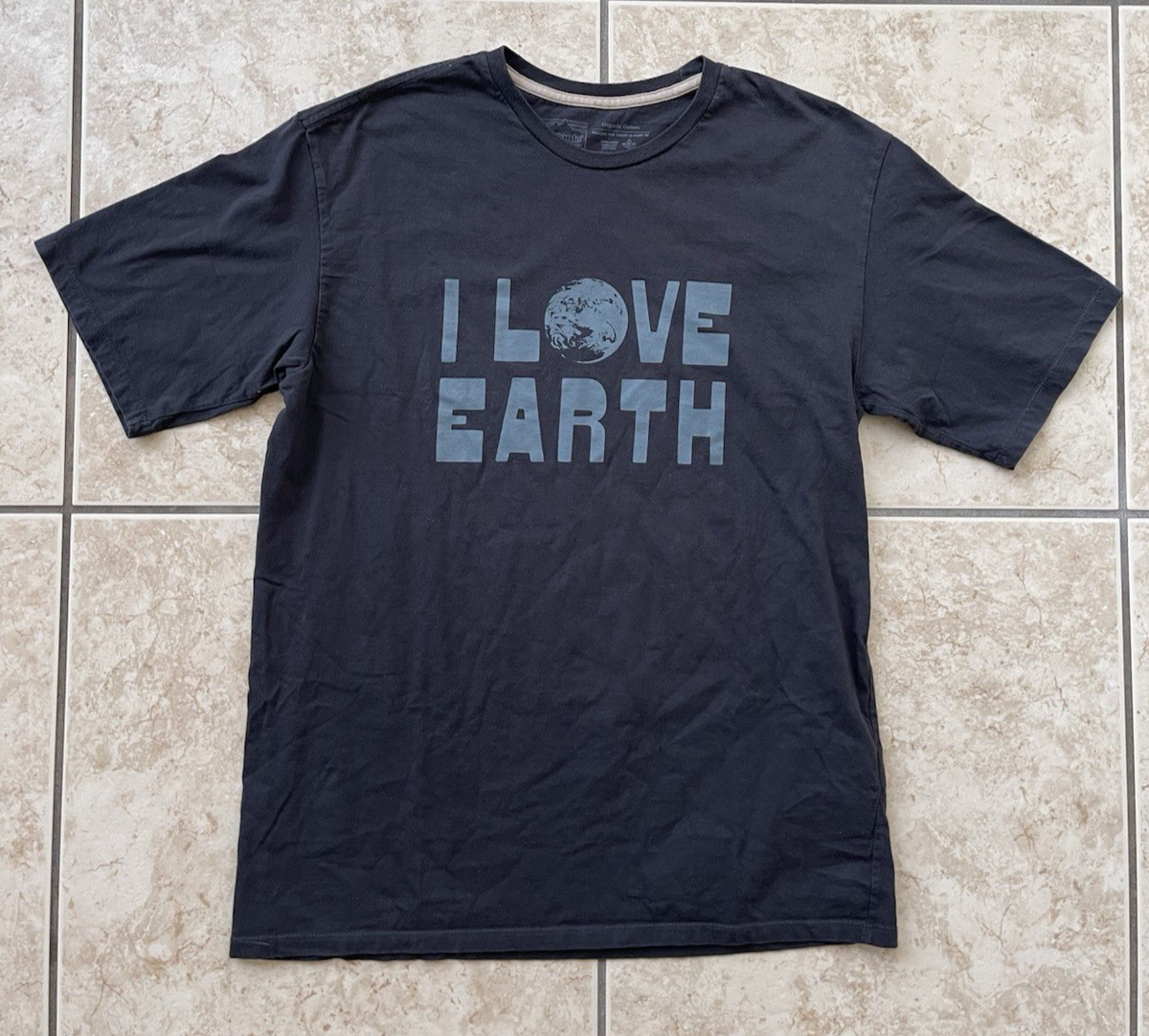 Patagonia Mens Short Sleeve Black Small Earth Nature Climbing Athletic Sport Tee gallery