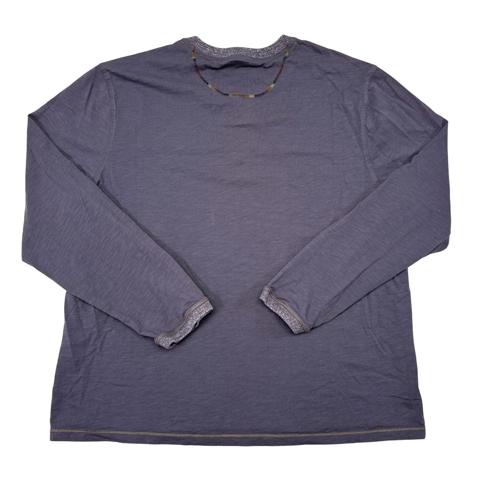 Carbon2Cobalt Henley Shirt Mens Size XXL Gray Long Sleeve Casual Menswear gallery