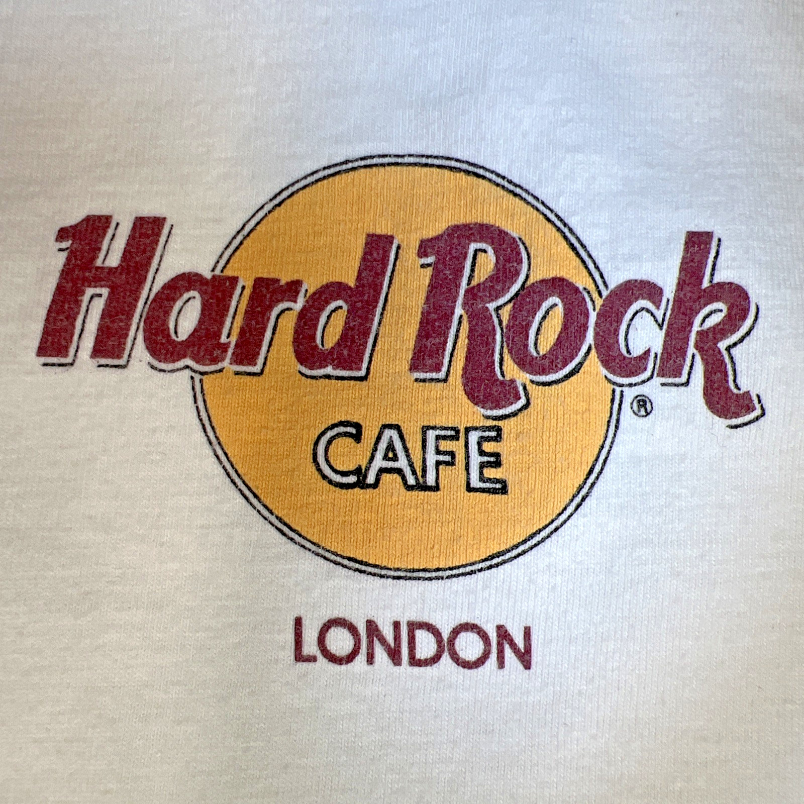 Hard Rock Cafe London T‑Shirt Men’s Large Heavy Tee Original Graphic White gallery