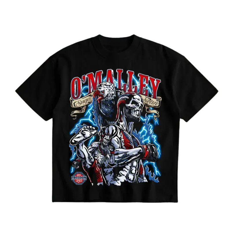 Suga Sean O'Malley UFC Freedom 250 T-Shirt, MMA Fighter Graphic Tee, 4th of July gallery