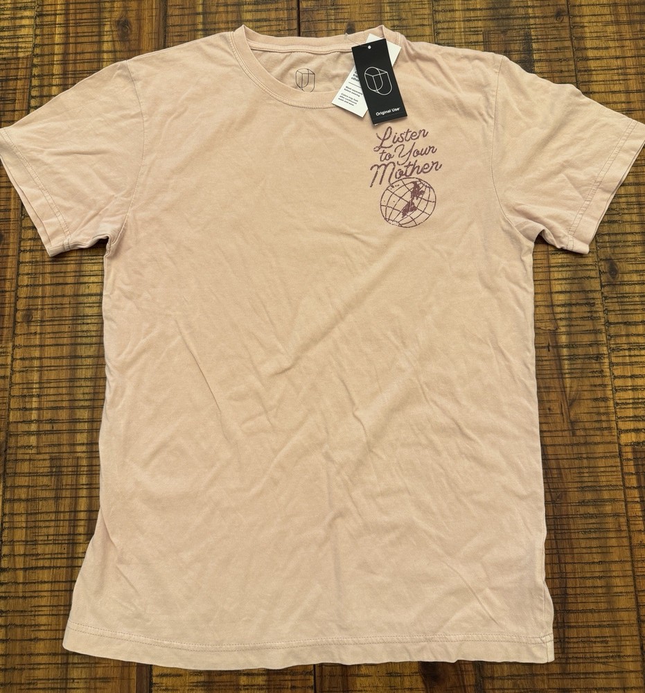 Original Use Shirt Small Love Your Mother Tan