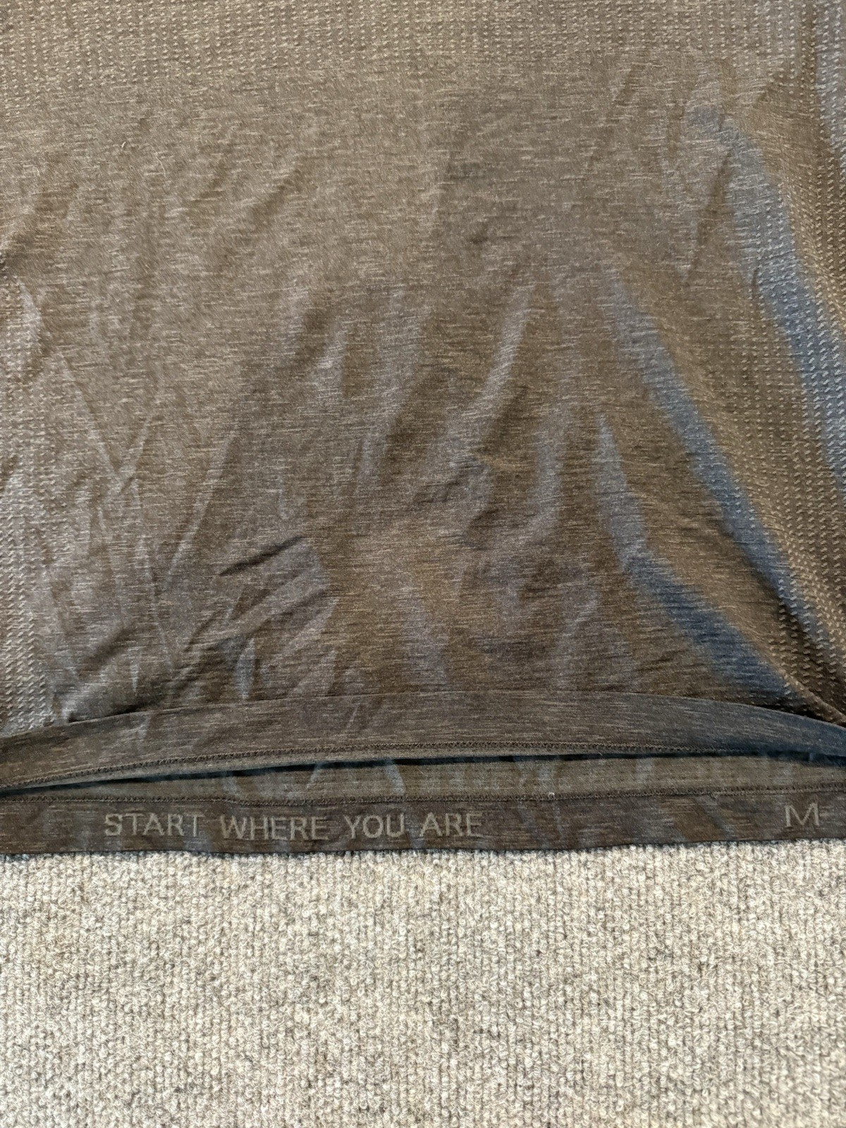 Lululemon Metal Vent Tech Mens T-Shirt M Grey Athleisure Tee Performance gallery