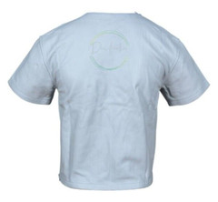 Men’s Soft White Cowhide Leather Side Zipped Half Sleeve Slim Fit T-Shirt