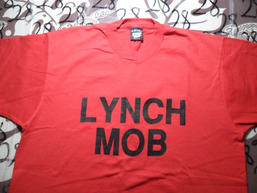 XL Vintage Lynch Mob #97 Single Stitch Screen Stars Best Brand Shirt