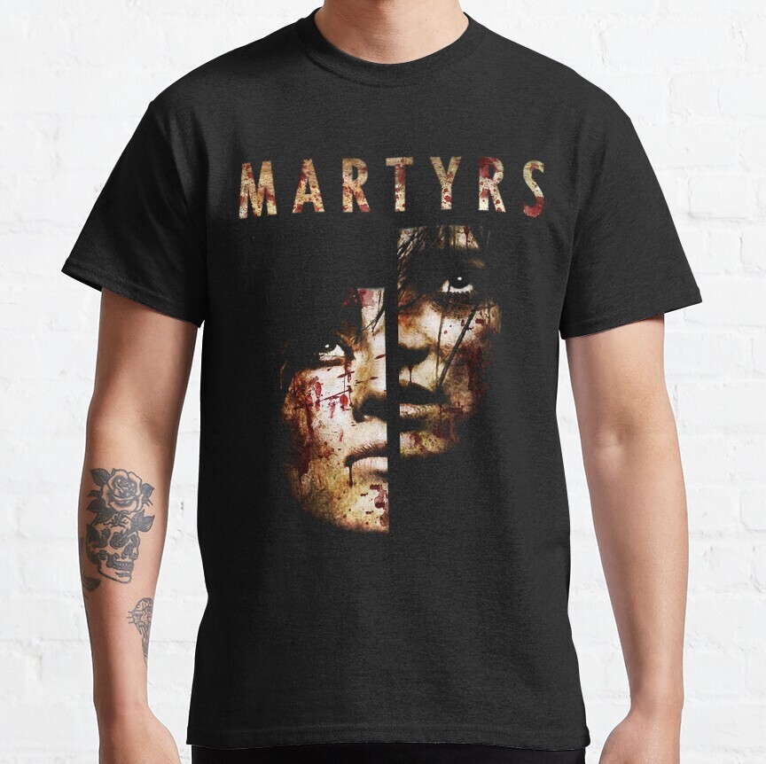 NWT Martyrs Yellow Orange Dark Entertainment American Collection Unisex T-Shirt