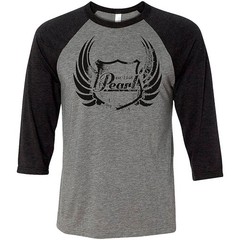 Pearl Baseball Tee Small BlackGray