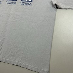 Vintage y2k No Boundaries Stickman Graphic Shirt Size Large “Nosy People Will..”
