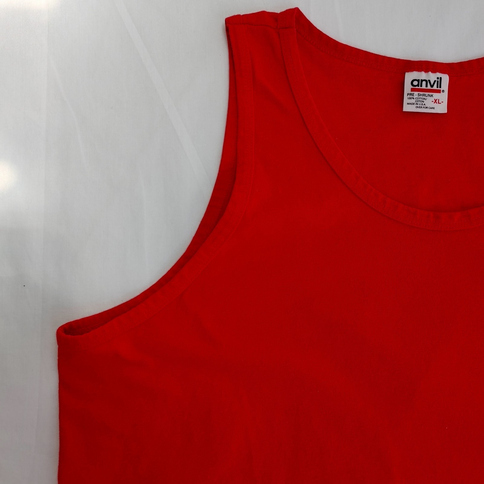 Vintage Anvil YMCA Aquatic Staff Tank Top 100% Cotton Made In USA Size XL gallery
