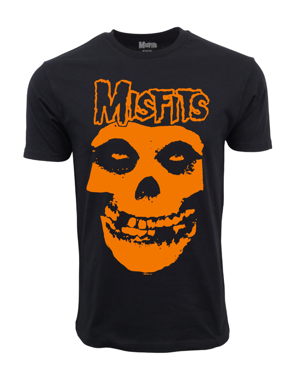 MISFITS ORANGE FIEND SKULL T SHIRT gallery