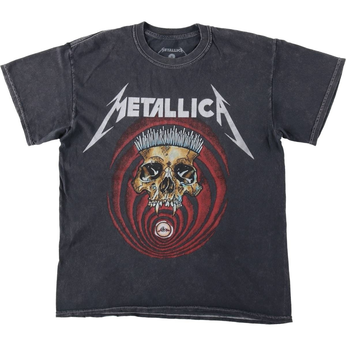 Used METALLICA Skull Pattern Band T-Shirt (Men’s Size S)