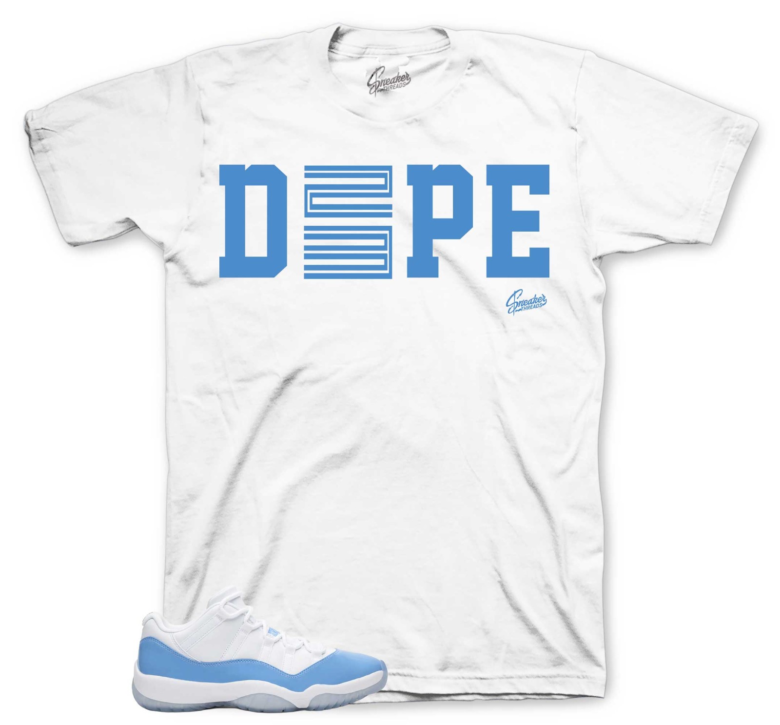 T-Shirt To Match Jordan 11 University Blue Low Shoes – D23 Tees