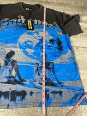 Godspeed Rare Collection Tee Small Black Blue Graphic Earth Streetwear NWT