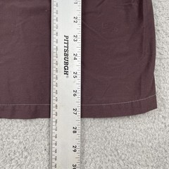 Kuhl Outdoors Button Up Pocket Adventure Shirt Micro Plaid Nylon Medium Maroon