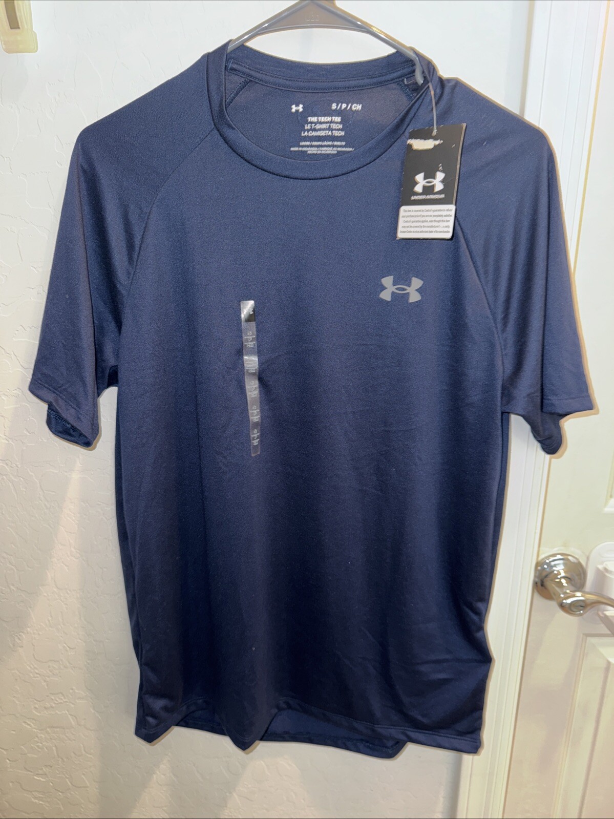 UNDER ARMOUR Tech 2.0 Short Sleeve Tee Men’s Academy / Graphite-408 Sz S 1326413