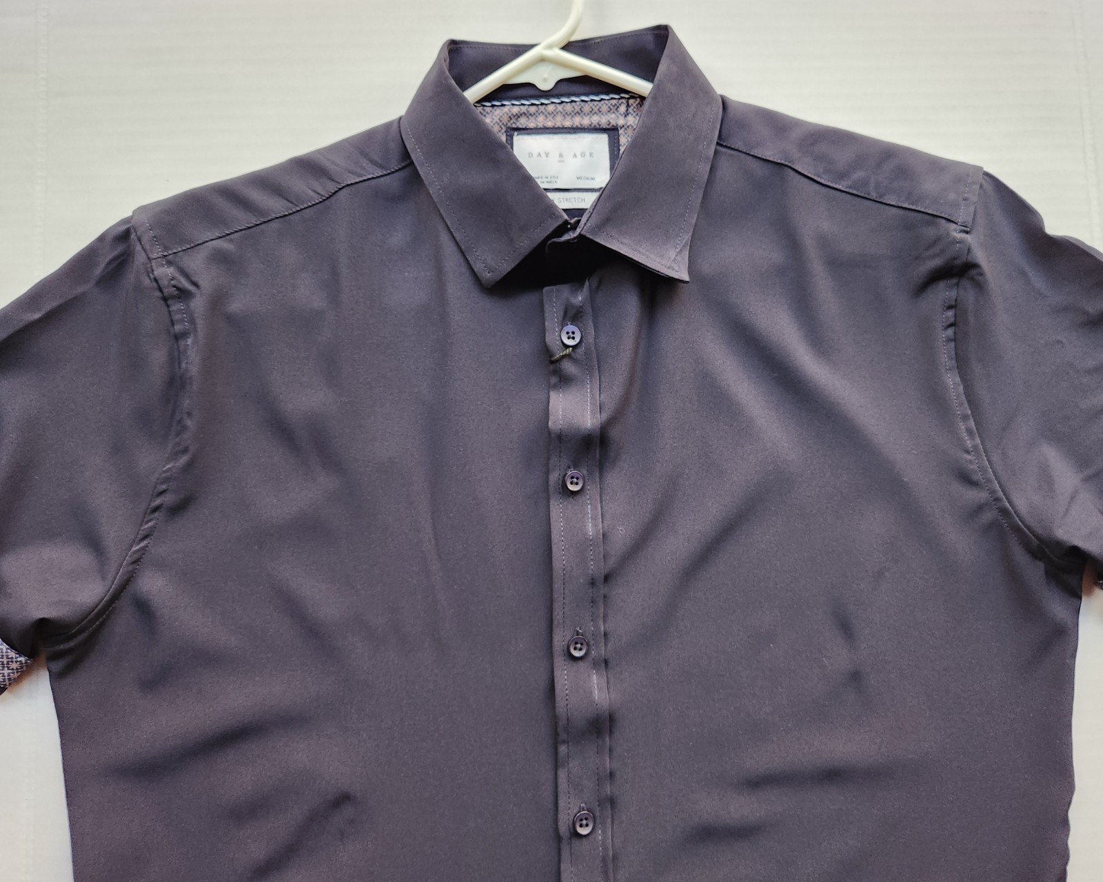 Day & Age Men's Apparel w-way Stretch Black Polo Shirt - Size: Medium gallery