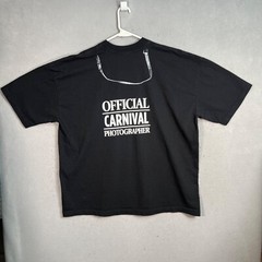 BSTOW Official Carnival Photographer Graphic T-Shirt XXL Black Mens