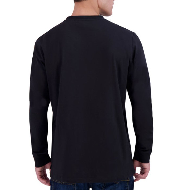 John Deere Men's Long Sleeve Black T-Shirt tee Logo Size M NWT gallery