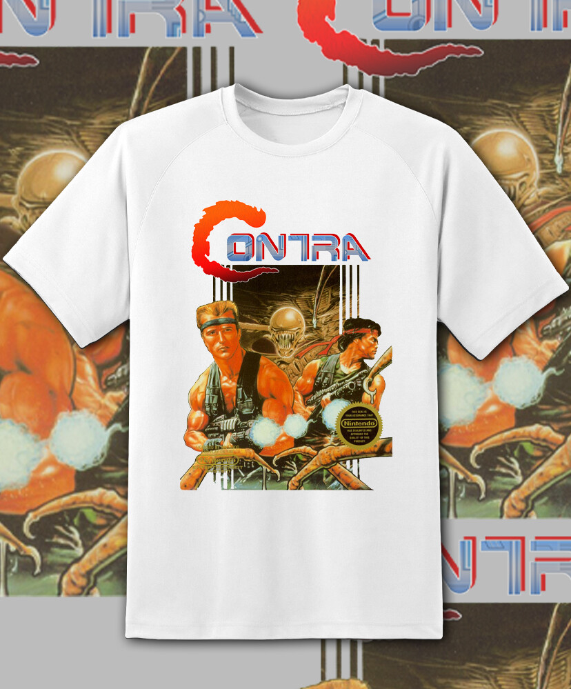 Contra Retro NEW Box Art Video Game Retro shirt S-6XL! Fast Ship! gallery