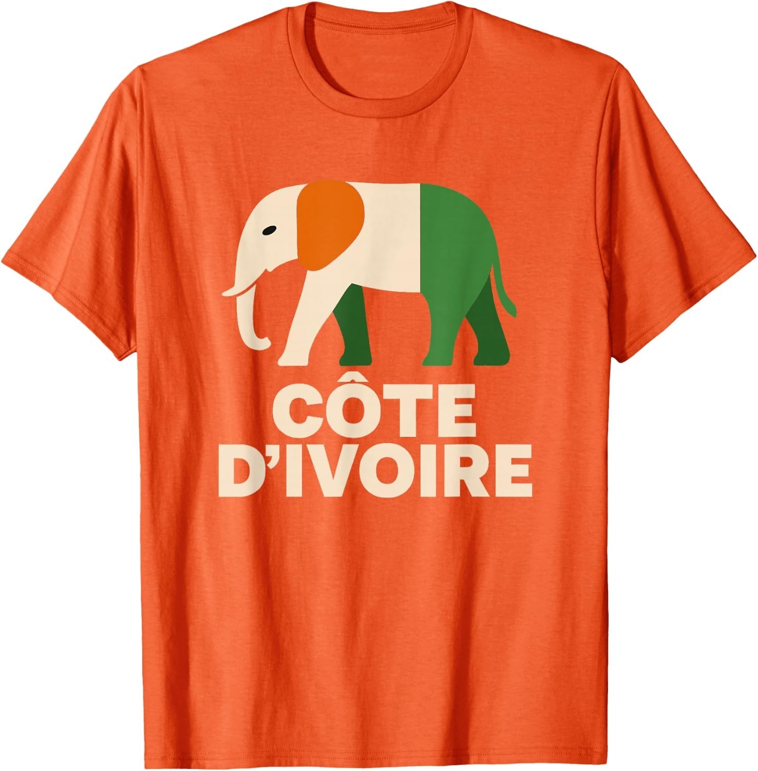 Ivory Coast Elephant T-Shirt Cote d'Ivoire Flag Women Graphic Tee African Pride gallery