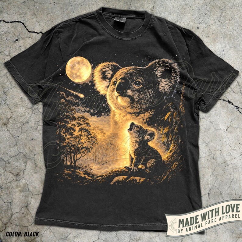 Koala Howling Moon Comfort Tee gallery