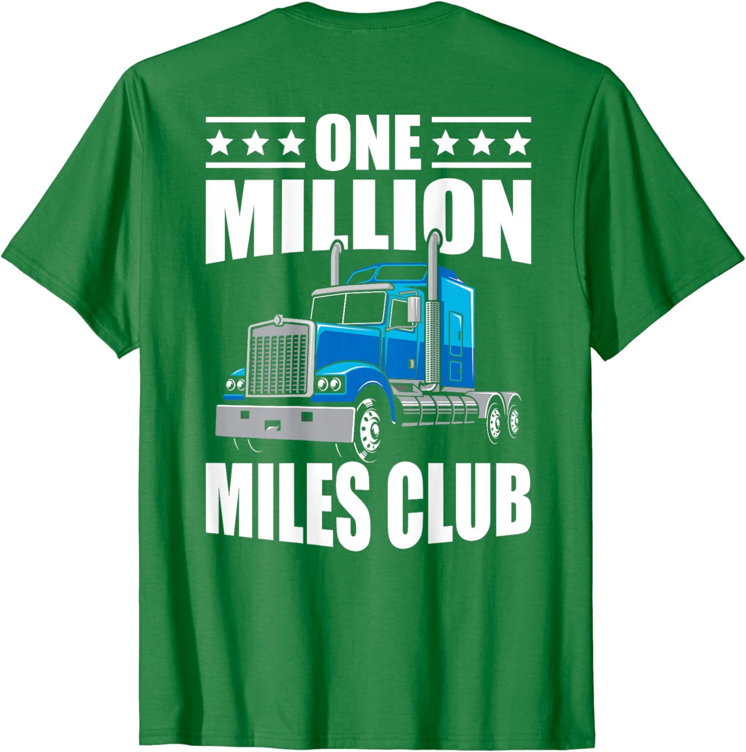One Million Miles Club Funny Truck Driver Design Unisex T-Shirt