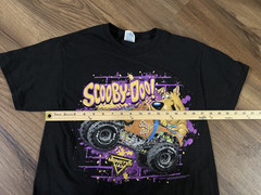 2020 Scooby-Doo! Monster Jam Tshirt Delta Pro Weight Black Size Medium Rare