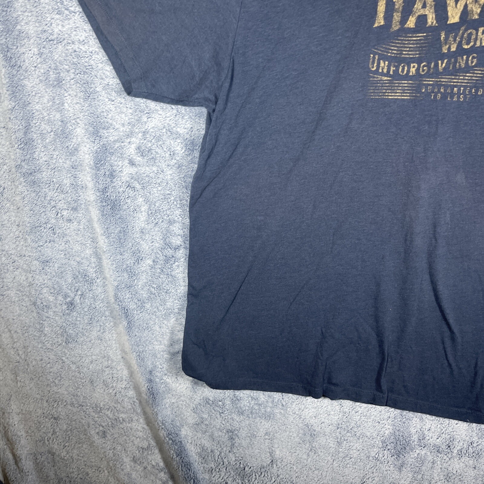 Hawx Men's Blue Short Sleeve Work Gear USA Size 2XL Everyday Casual Cotton Blend gallery